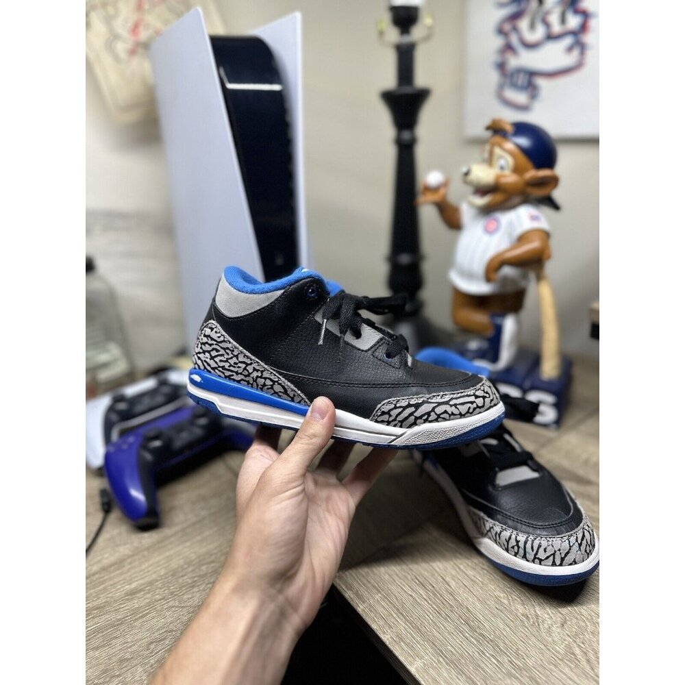 Jordan 3 Sport Blue “Motorsport” Shoes Size 3Y Women’s 4.5